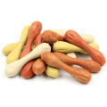 Assorted colorful long lasting chewy dog bone